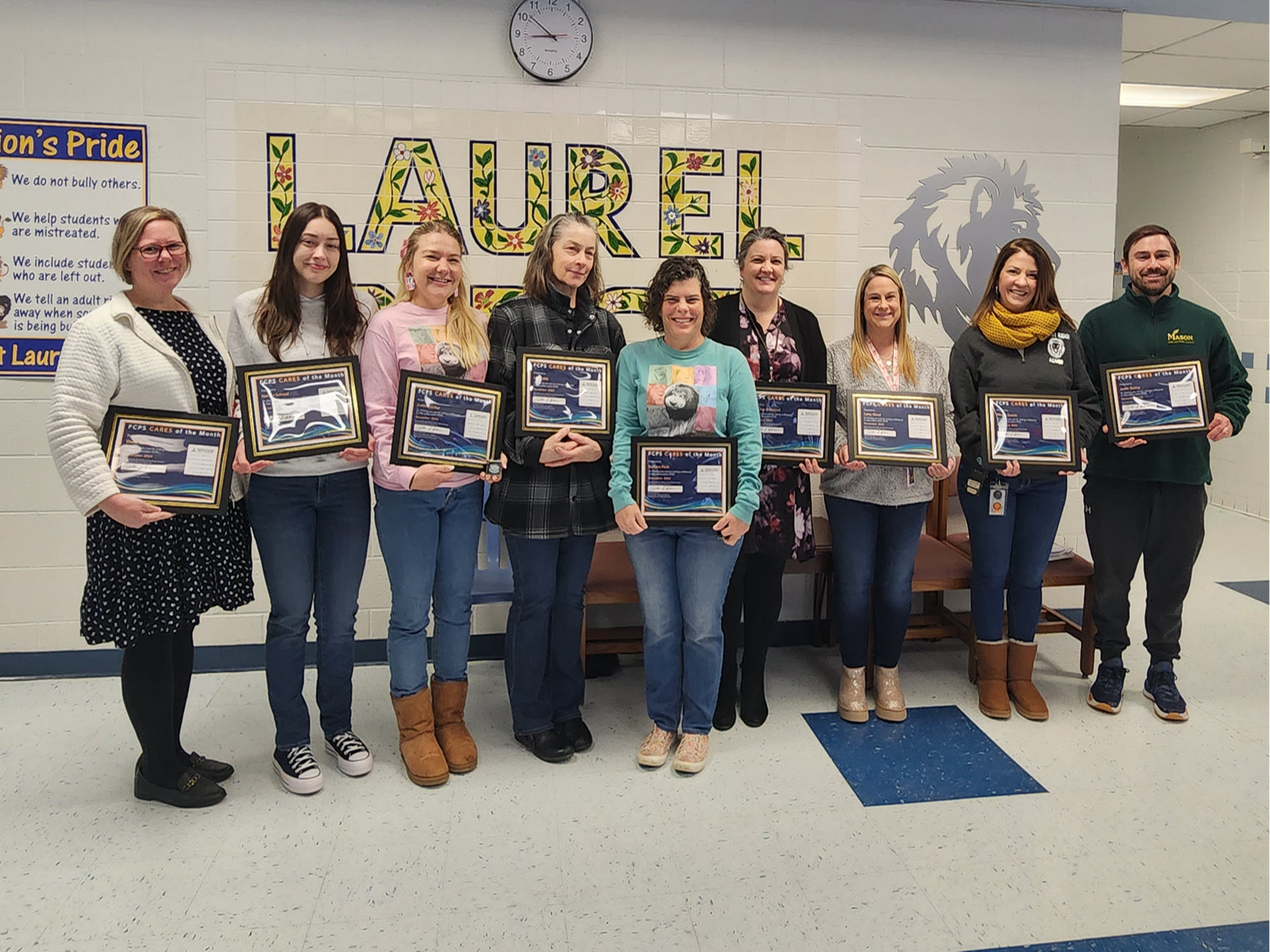 picture of Laurel Ridge CARES award winners