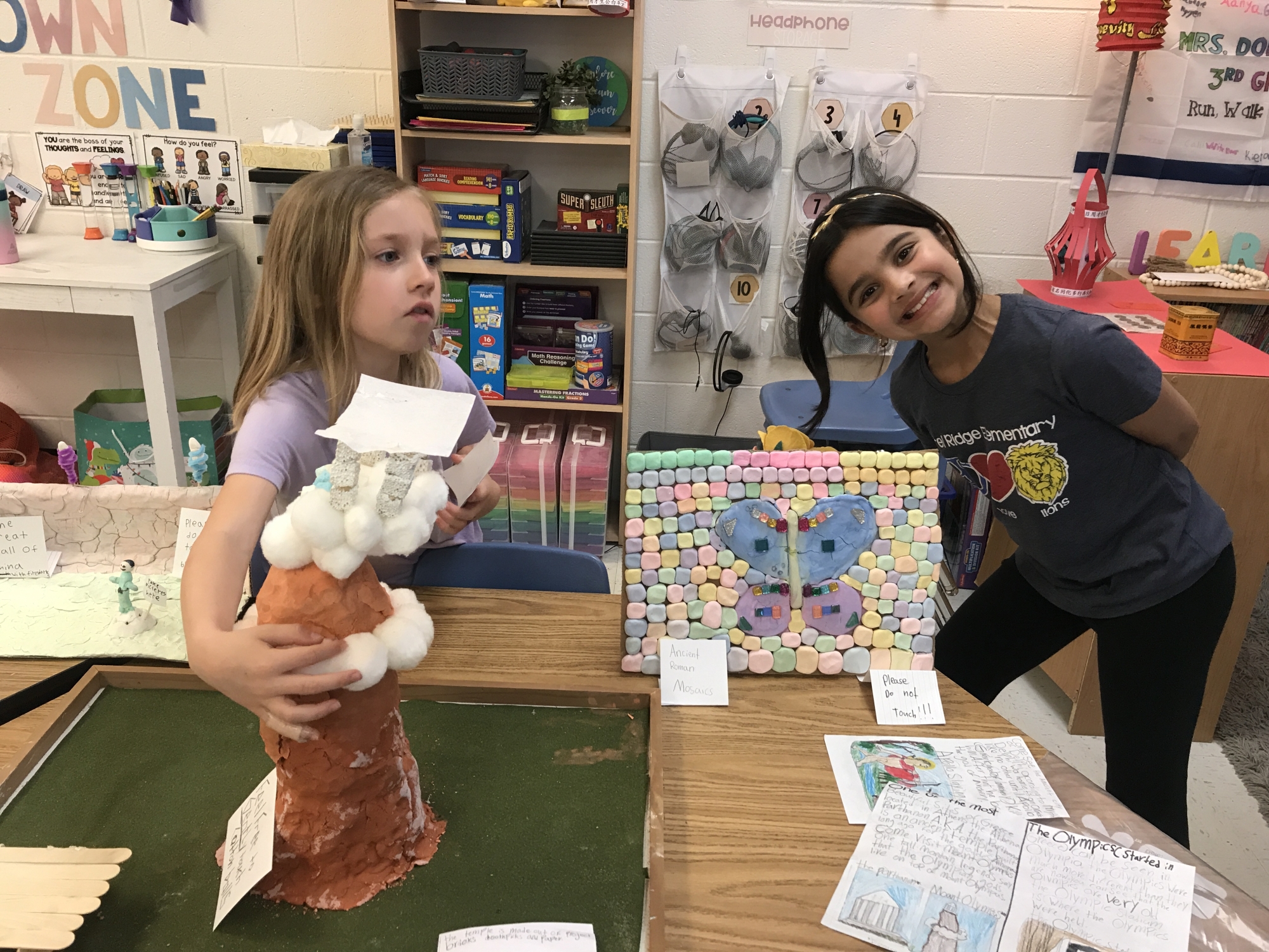 Students during Ancient Cultures Day