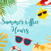 summer office hours clipart